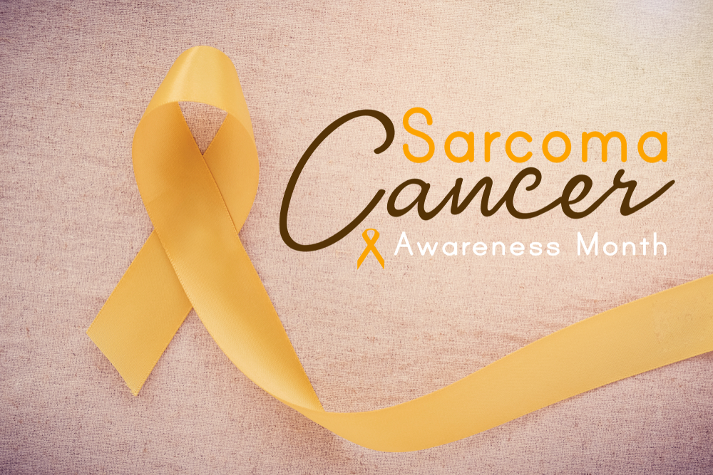 Yellow,Gold,Ribbon,,World,Sarcoma,Cancer,Awareness,Month Yellow Gold Ribbon World Sarcoma Cancer Awareness Month