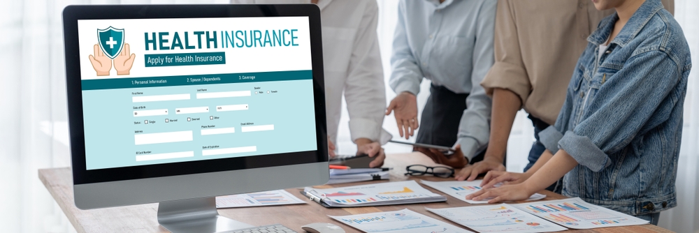 Health Insurance Web Site Brisk Registration System For Easy Form